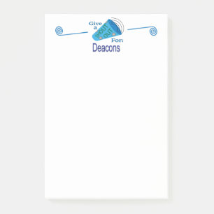 Bloco De Notas Gritar por Deacons