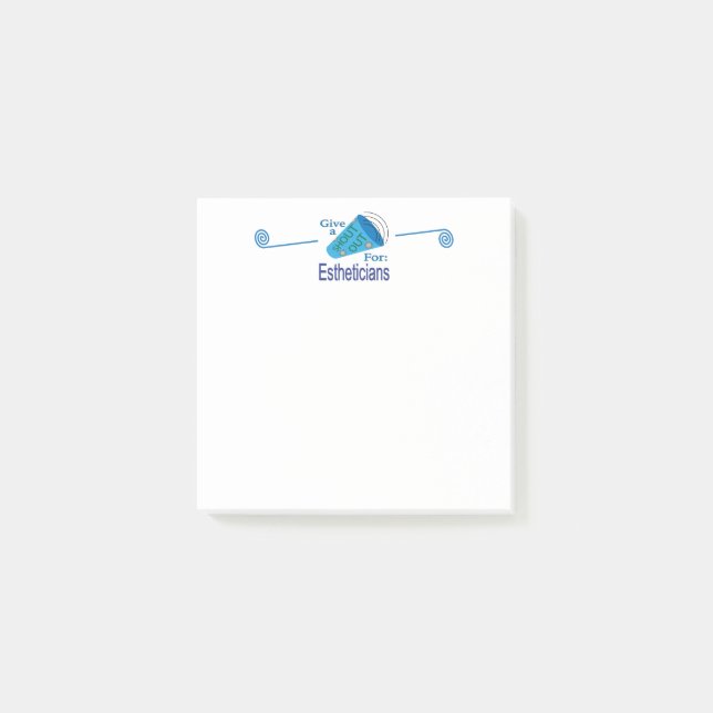 Bloco De Notas Gritar por Estheticistas (Frente)