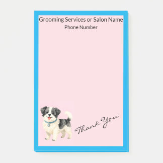 Bloco De Notas Grooming Dog Personalized Modern Collection