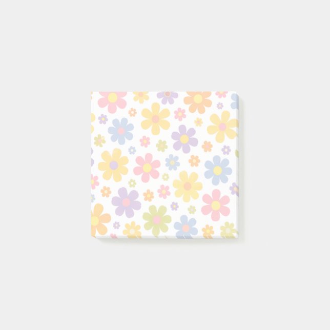 Bloco De Notas Groovy Flower Power (Frente)