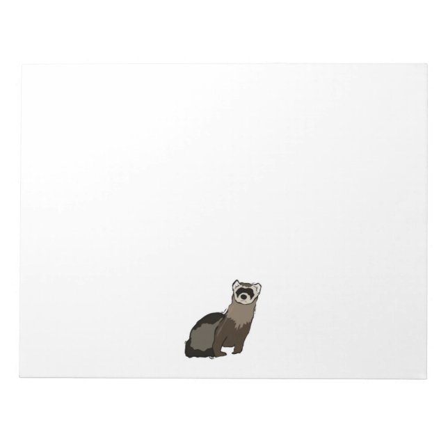 Bloco De Notas Grunge Ferret (Frente)