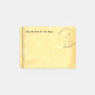 Bloco De Notas Grunge Vintage Typeart Teastain Stickies
