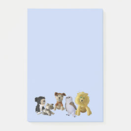 Bloco de Notas - Grupo de Animais de Brinquedo