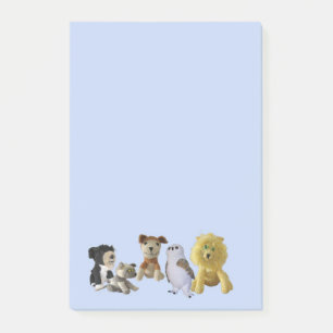 Bloco de Notas - Grupo de Animais de Brinquedo