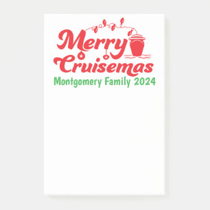 Bloco De Notas Grupo Personalizado da Família do Feliz Cruisemas