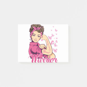 Bloco De Notas Guerreiro Rosie Riveter Sensibilização para o Ca