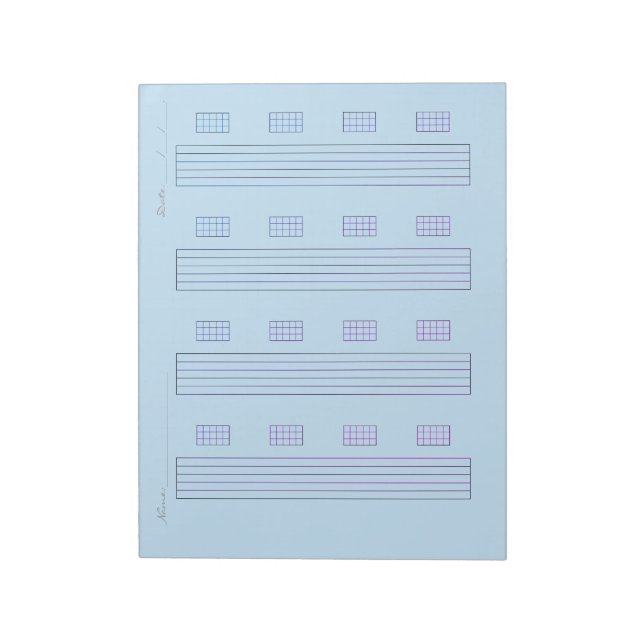 Bloco De Notas Guitar Tab Paper – Printable Tablature Template (Invertido)