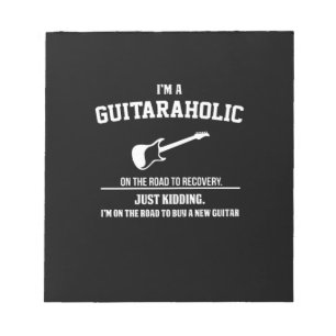 Bloco De Notas Guitarista Sou Guitarholo Aniversário