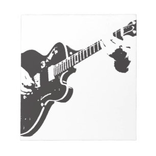 Bloco De Notas Guitarra elétrica