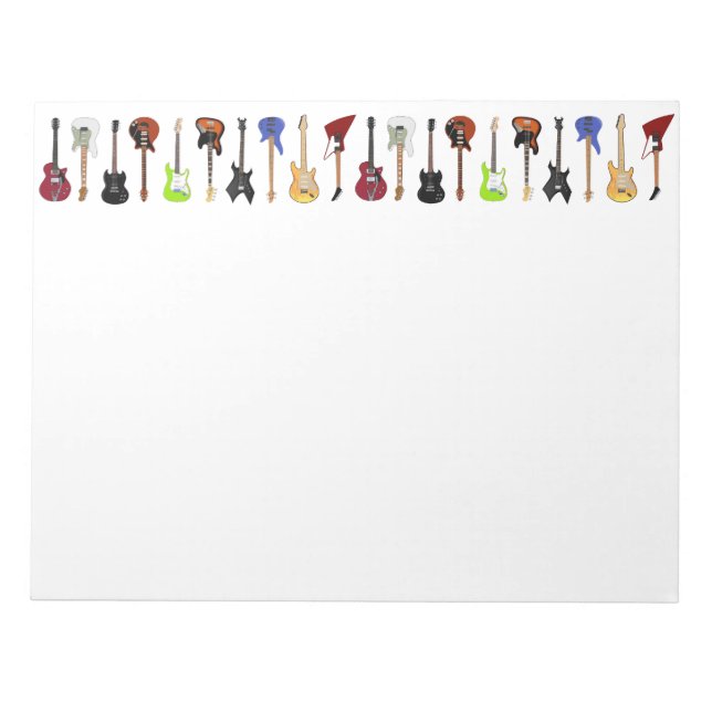 Bloco De Notas Guitarras (Frente)