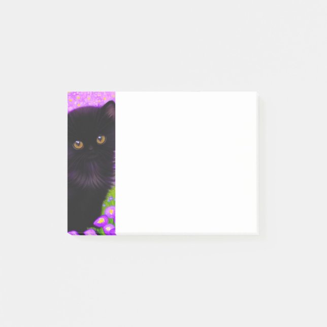 Bloco De Notas Gustav Klimt Cat (Frente)