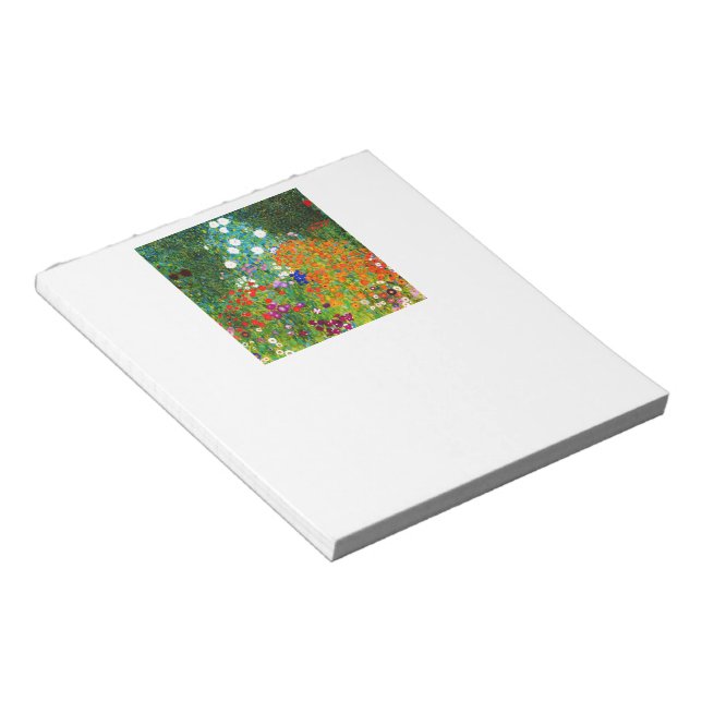 Bloco De Notas Gustav Klimt , “ Farmhouse garden ” (Inclinado)
