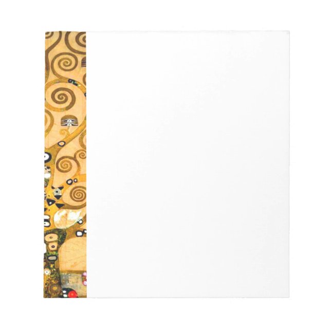 Bloco De Notas Gustav Klimt Tree of Life (Frente)