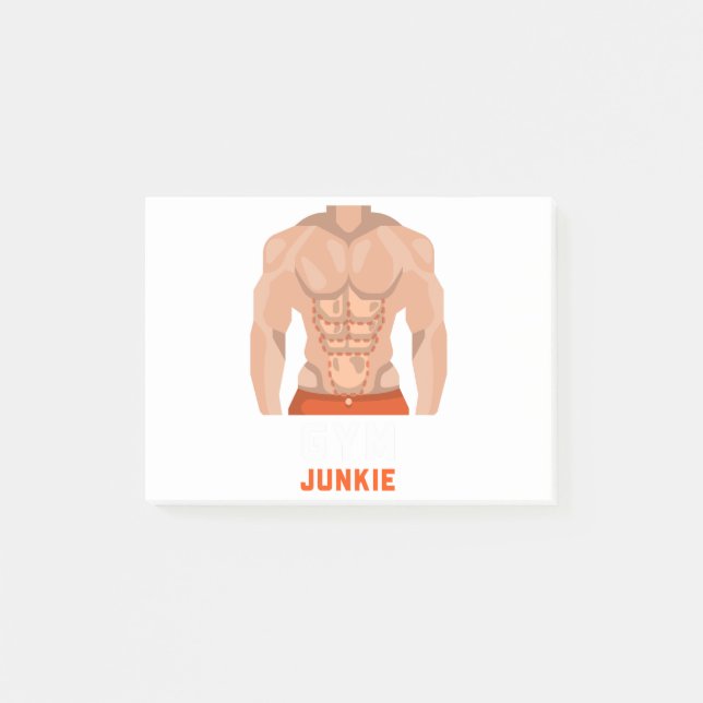 Bloco De Notas Gym Junkie (Frente)