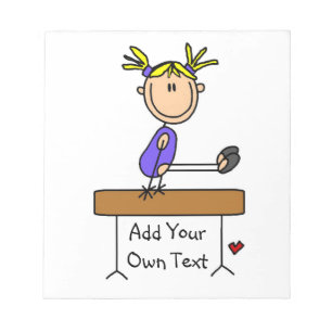 Bloco De Notas Gymnast da Blona Personalizada no Balanço