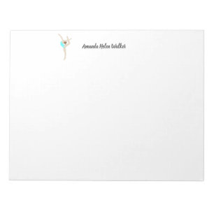Bloco De Notas Gymnast feminino