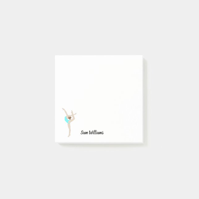 Bloco De Notas Gymnast feminino (Frente)