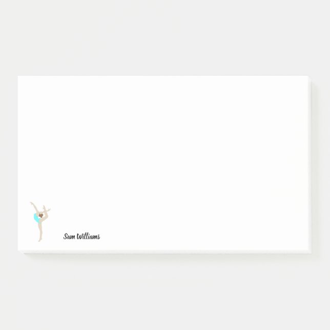 Bloco De Notas Gymnast feminino (Frente)