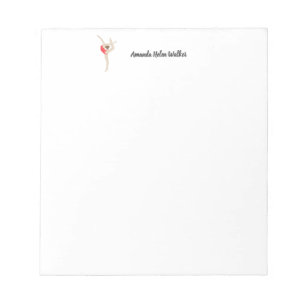 Bloco De Notas Gymnast feminino