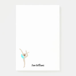 Bloco De Notas Gymnast feminino