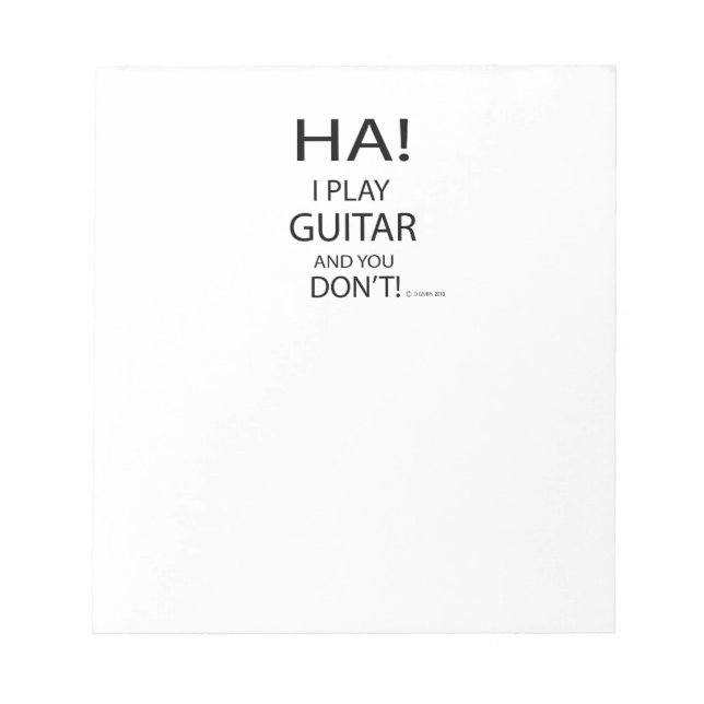 Bloco De Notas Ha Guitar (Frente)