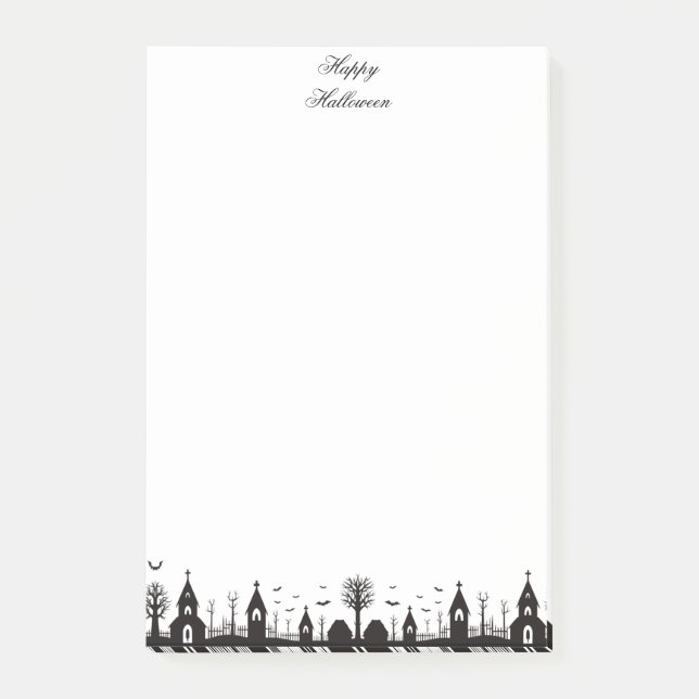 Bloco De Notas Halloween (Frente)