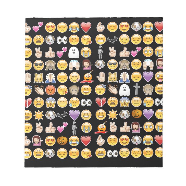 Bloco De Notas halloween emoji (Frente)