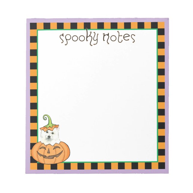 Bloco De Notas Halloween Eskie (Frente)