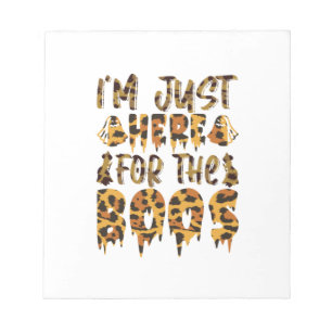 Bloco De Notas Halloween Estou Aqui Para O Aniversário Do Boos