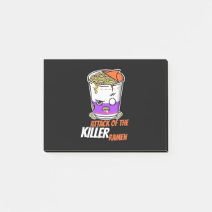 Bloco De Notas Halloween Gift Ataque Do Ramen