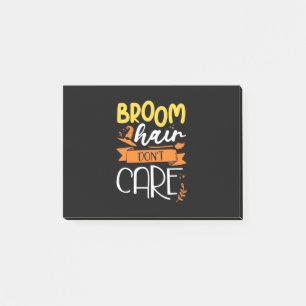 Bloco De Notas Halloween Gift Cabelo De Vassoura Não Se Import