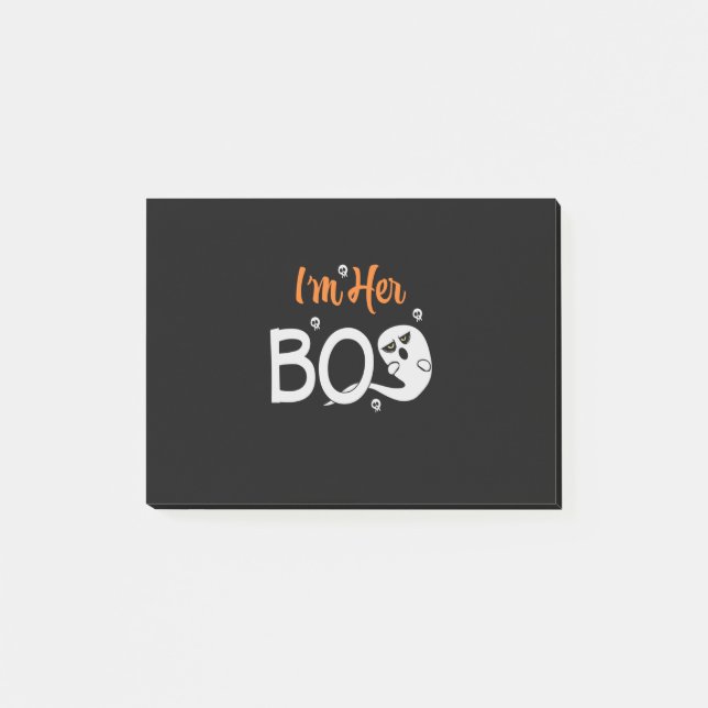 Bloco De Notas Halloween I Am Her Boos Birthday (Frente)