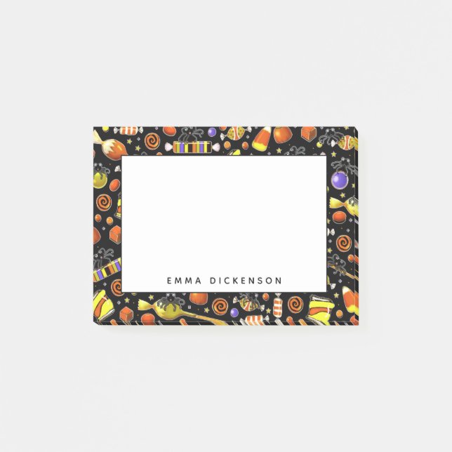 Bloco De Notas Halloween Personalizado (Frente)