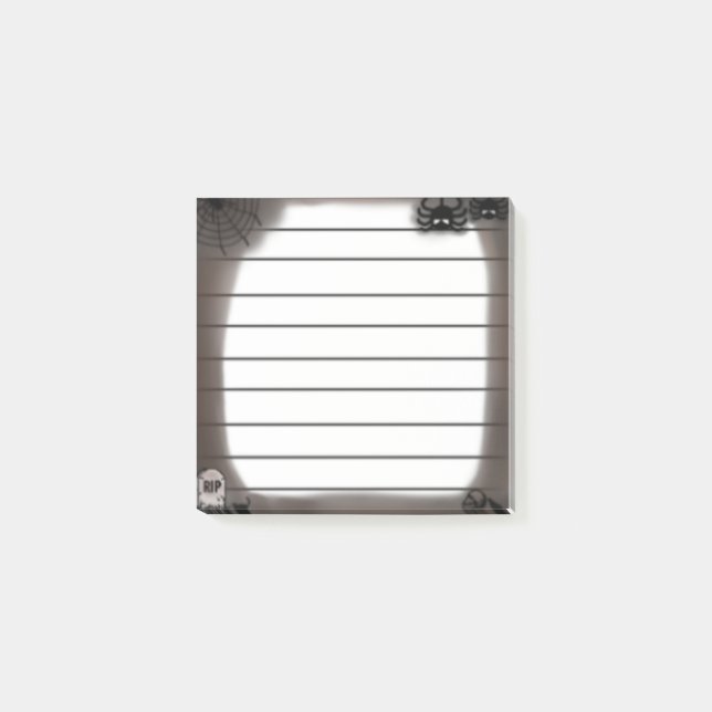 Bloco De Notas Halloween post its (Frente)