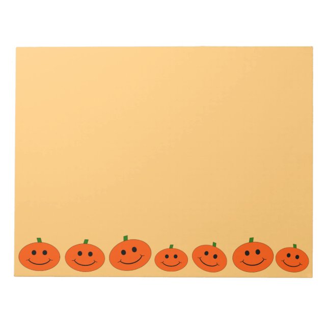 Bloco De Notas Halloween Pumpkin (Frente)
