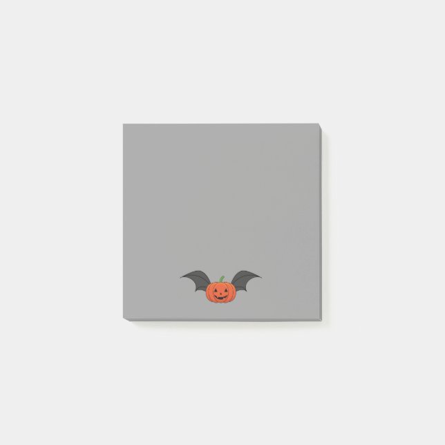 Bloco De Notas Halloween Pumpkin Bat (Frente)