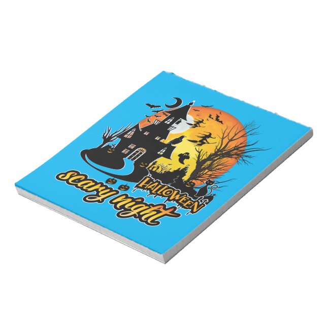 Bloco De Notas Halloween Scary Night (Invertido)