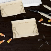 Halloween Skeleton Bones Peach Paraminho Personali