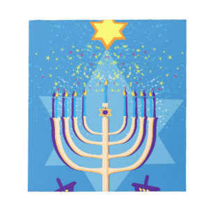Bloco De Notas hanukkah menorah
