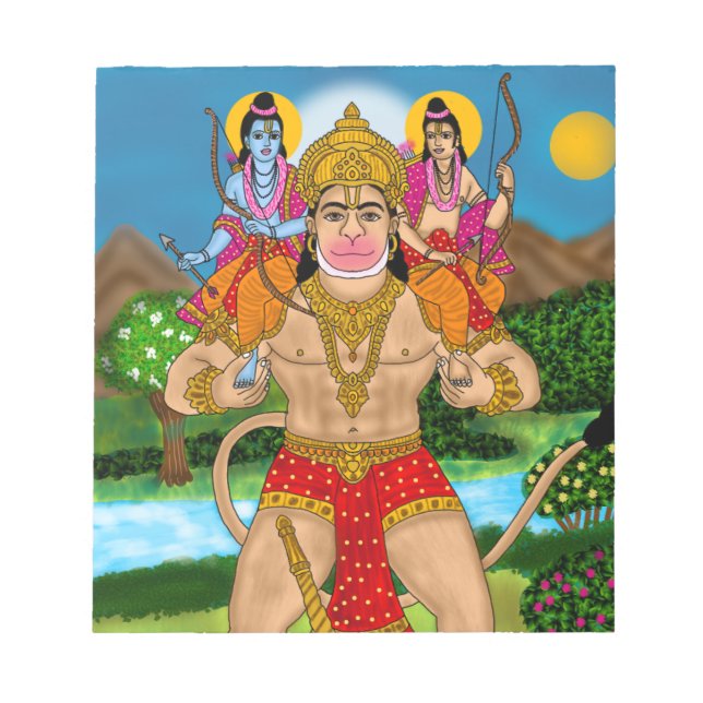 Bloco de Notas Hanuman (Frente)