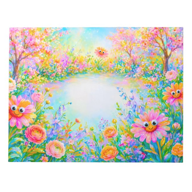 Bloco de Notas Happy Daisy (Frente)
