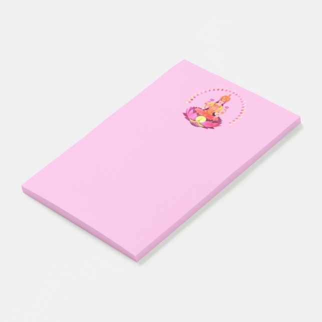 Bloco De Notas Happy Diwali - Deepalavi Lakshmi Goddese 1 (Inclinado)