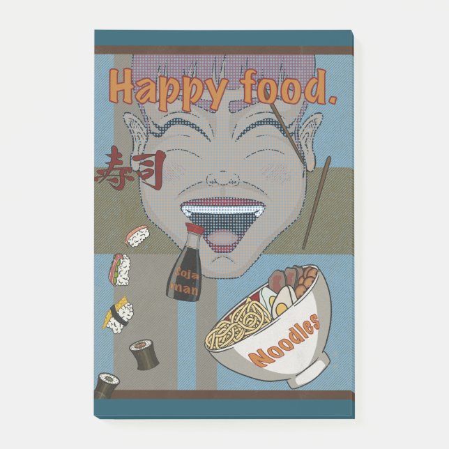 Bloco De Notas Happy food (Frente)