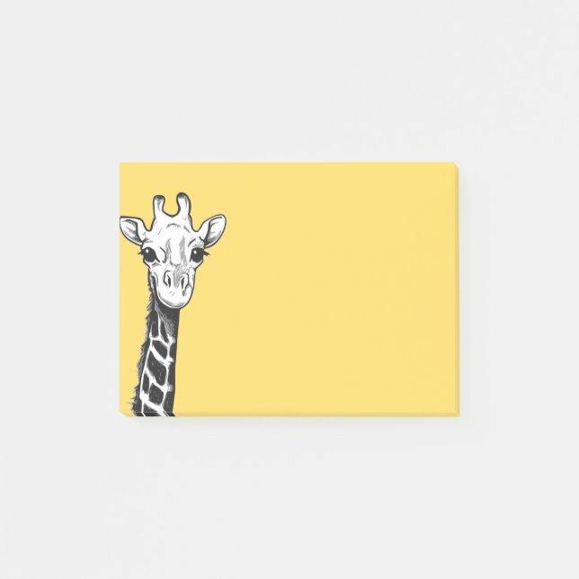Bloco De Notas Happy Giraffe Posta as notas (Frente)