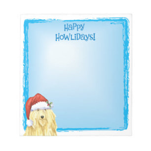 Bloco De Notas Happy Howlidays Komondor