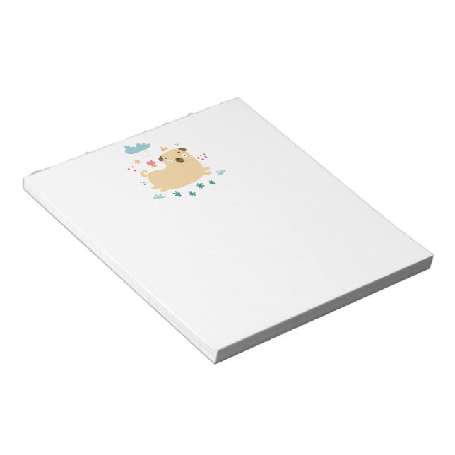 Bloco De Notas Happy Puggy Notepad (Inclinado)