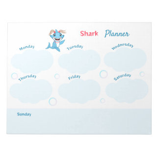 Bloco De Notas Happy Shark Family Planner
