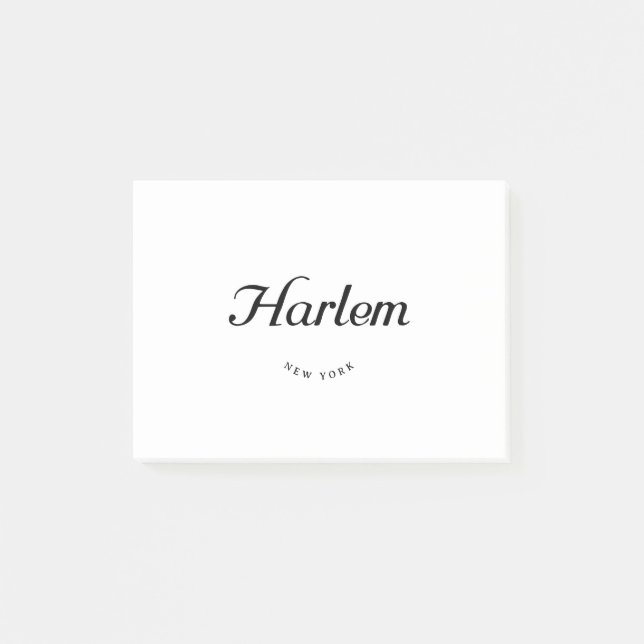 Bloco De Notas Harlem NY (Frente)