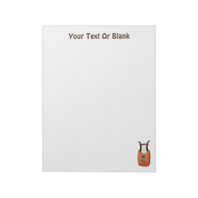 Bloco De Notas Harp do Rei David (Invertido)