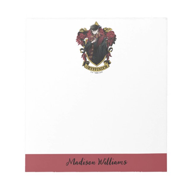 Bloco De Notas HARRY POTTER™ | Anime HARRY POTTER™ Crest (Frente)